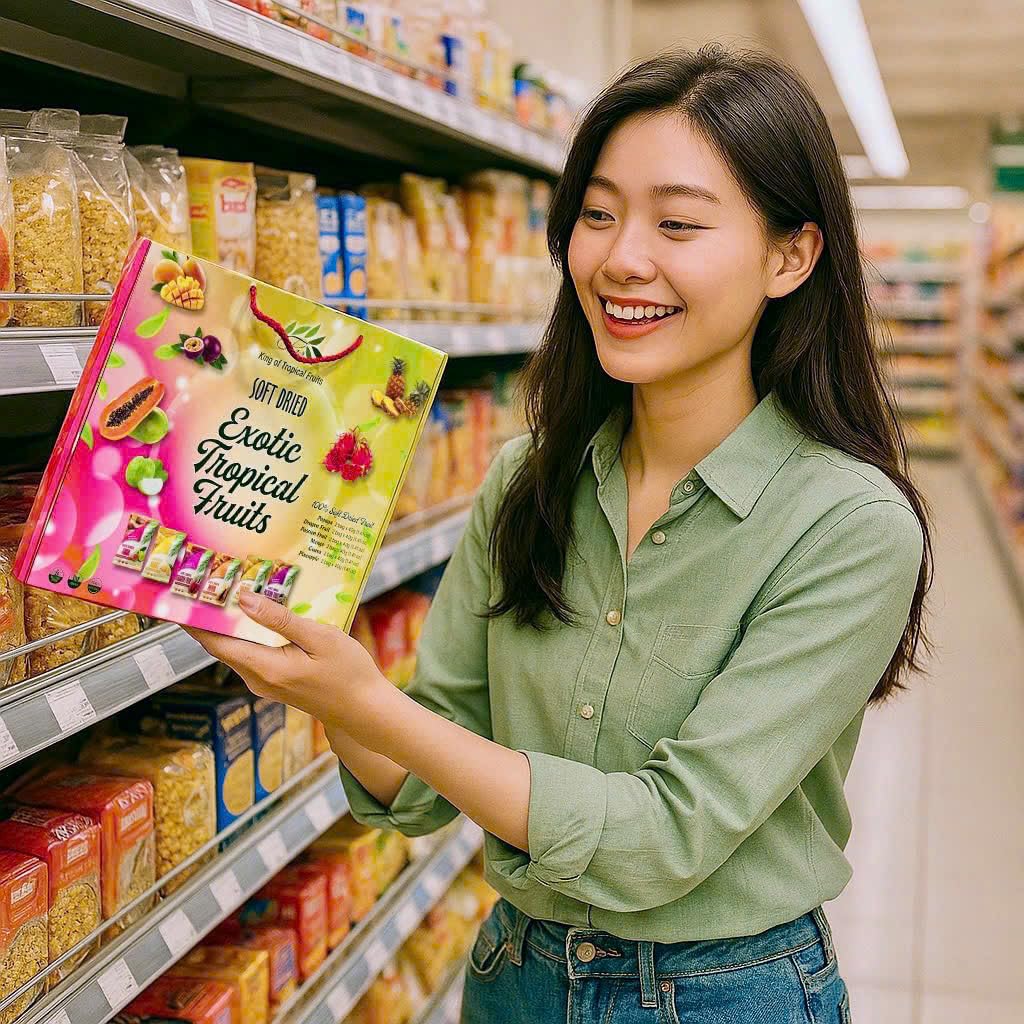 CHAVI Soft Dried Exotic Tropical Fruits | Pack of 12