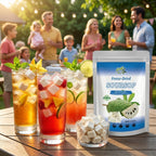 Freeze-dried soursop fruit used as cocktail and mocktail drink garnish