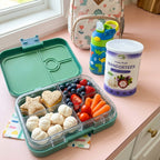 CHAVI freeze-dried mangosteen snack can packed into a healthy school lunchbox