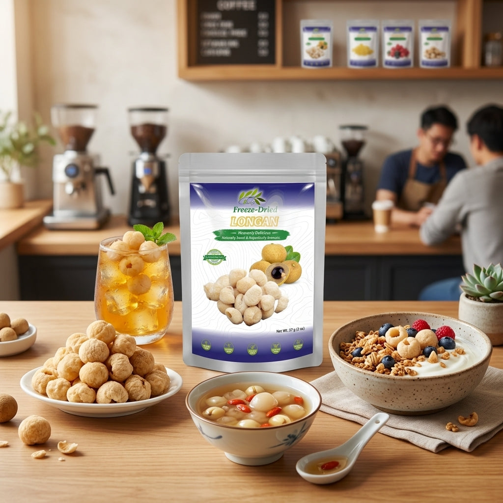 Versatile snacking specifications and natural health benefits of CHAVI Vietnamese freeze-dried longan