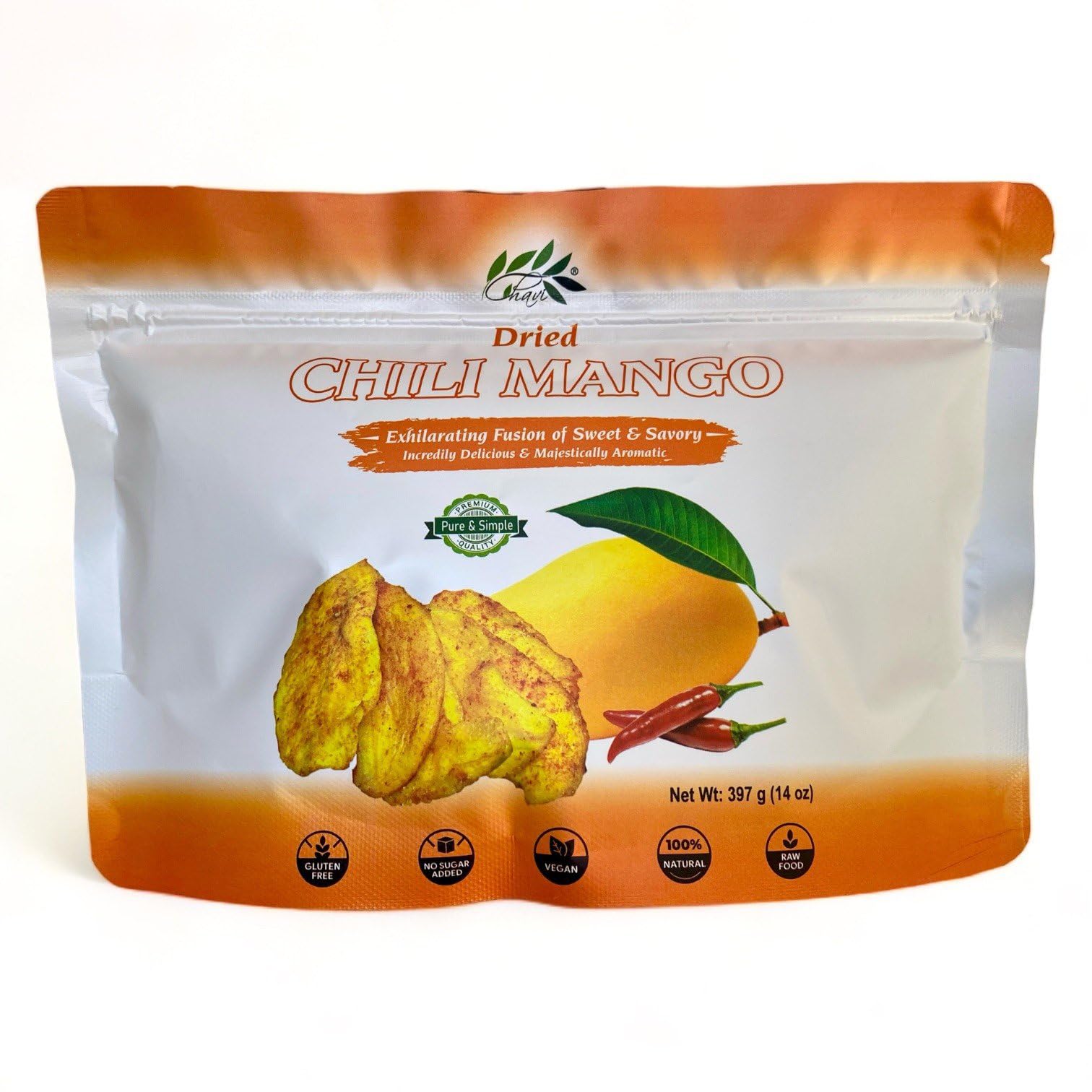 Soft-Dried Spicy Mango snack – CHAVI tropical fruit