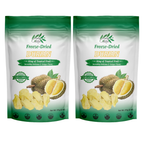 CHAVI Freeze-Dried Durian (King of Fruits) | 4 oz | pack of 2 x 2 oz | Healthy 1 Ingredient Superfood - Family Supersnacks | No Added Sugars or Preservatives | Non-GMO, Vegan, Gluten-Free (PACK OF 2)…