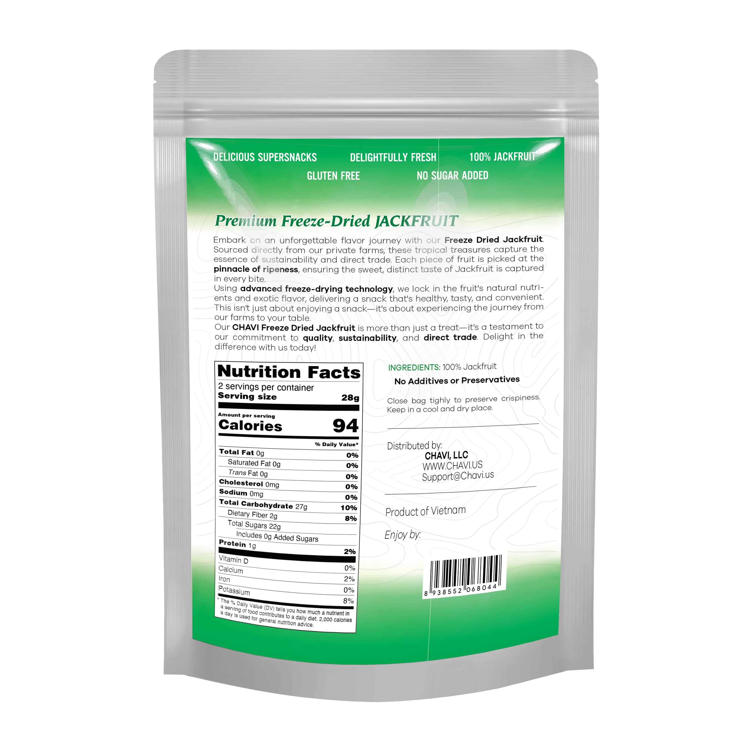 CHAVI Freeze-Dried Jackfruit