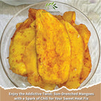 Chewy Soft-Dried Spicy Mango slices with chili coating