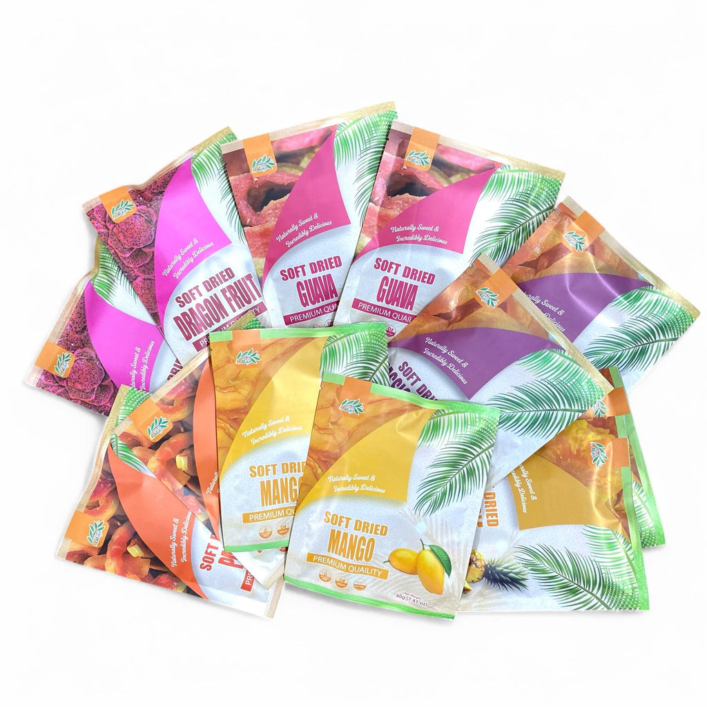 CHAVI Soft Dried Exotic Tropical Fruits | Pack of 12