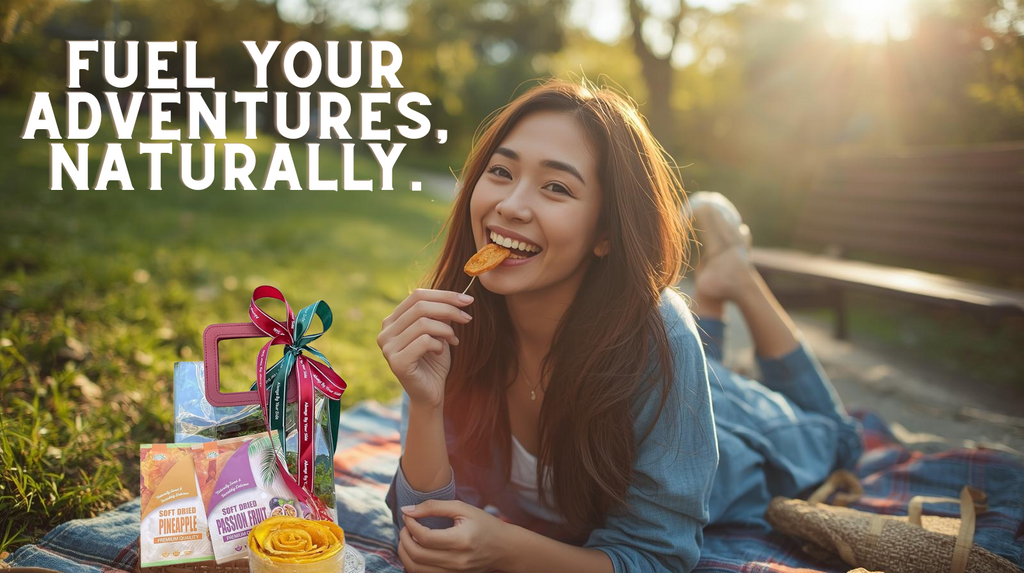 Premium Blossom Gift Bag of Exotic Tropical Soft Dried Fruit