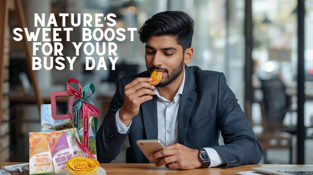 Premium Blossom Gift Bag of Exotic Tropical Soft Dried Fruit