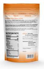 CHAVI Freeze-Dried Lychee | 4 oz | pack of 2 - Healthy 1 Ingredient Superfood Supersnacks - No Added Sugars or Preservatives - Non-GMO, Vegan, Gluten-Free