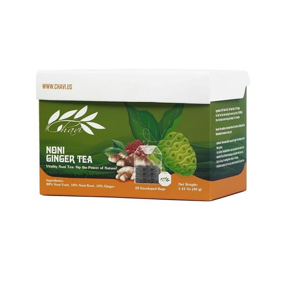CHAVI Noni Tea (Ginger, Pack of 1)