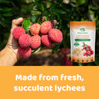 CHAVI Freeze-Dried Lychee | 4 oz | pack of 2 - Healthy 1 Ingredient Superfood Supersnacks - No Added Sugars or Preservatives - Non-GMO, Vegan, Gluten-Free