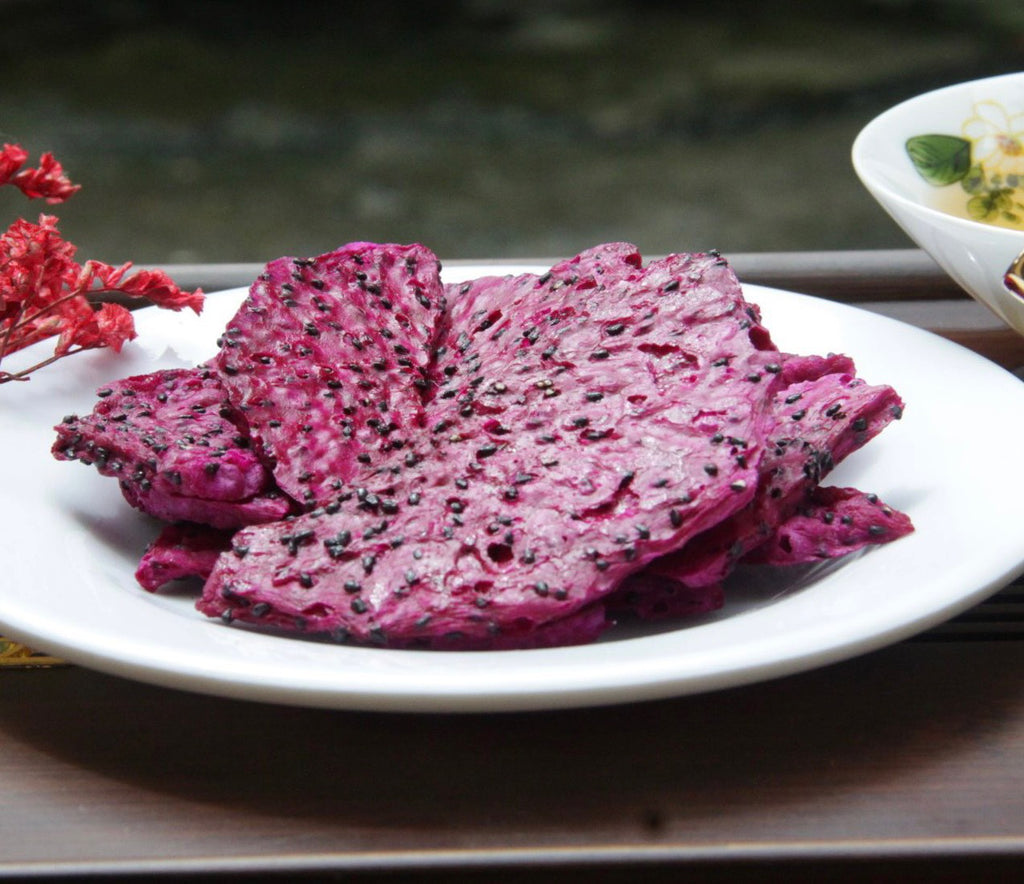 CHAVI Dragon Fruit Chips - Pack of 6 x 2 Oz - Healthy 1 Ingredient Superfood Snack - No Added Sugars or Preservatives - Non-GMO, Vegan, Gluten-Free (Pack of 6)