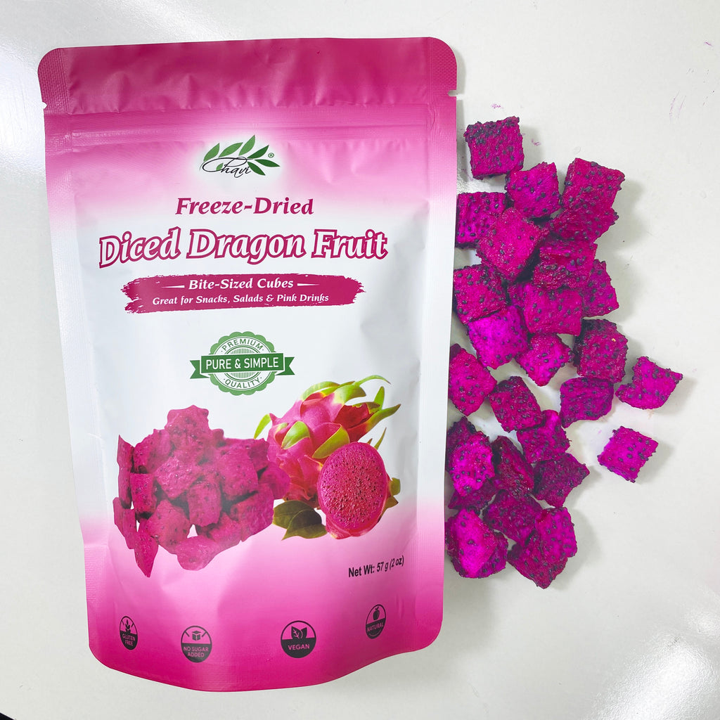 CHAVI Freeze-Dried Dragon Fruit snack – vegan and gluten-free